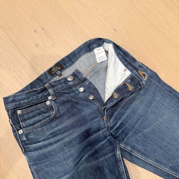 APC SLIM FIT MEDIUM WAIST MEN'S JEANS SIZE 27 - Picture 13 of 16